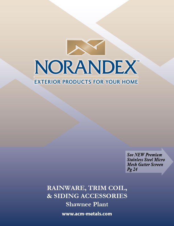 Shawnee, Kansas Norandex product catalog cover